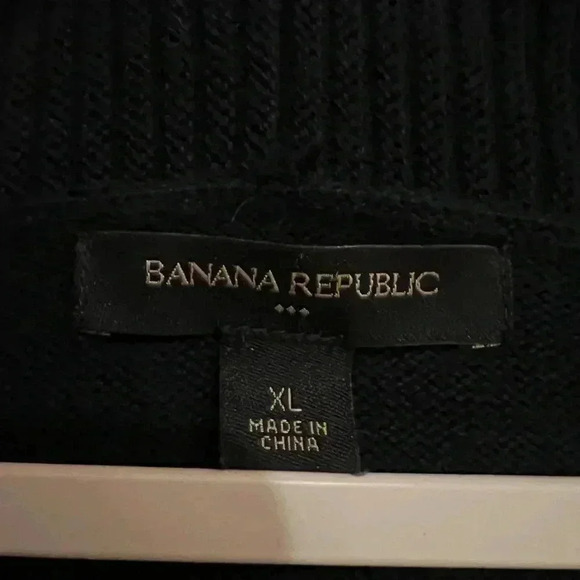 Banana Republic Long Navy 3/4 Sleeve One Button Cardigan Size XL EUC - Picture 2 of 4